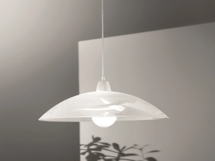 ALABASTRO - Glass and plastic pendant lamp _ Fan Europe Lighting